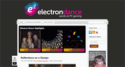 Desktop Screenshot of electrondance.com
